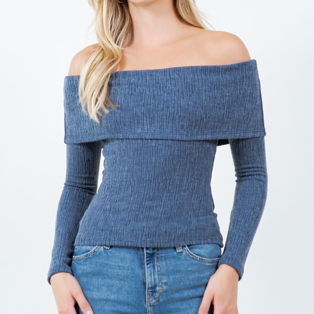 Elliana Textured Off Shoulder Top